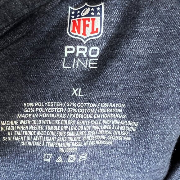 Mens NFL Broncos T Shirt size XL X Large Pro Line Short Sleeve Football NWT 2013 - Picture 4 of 4